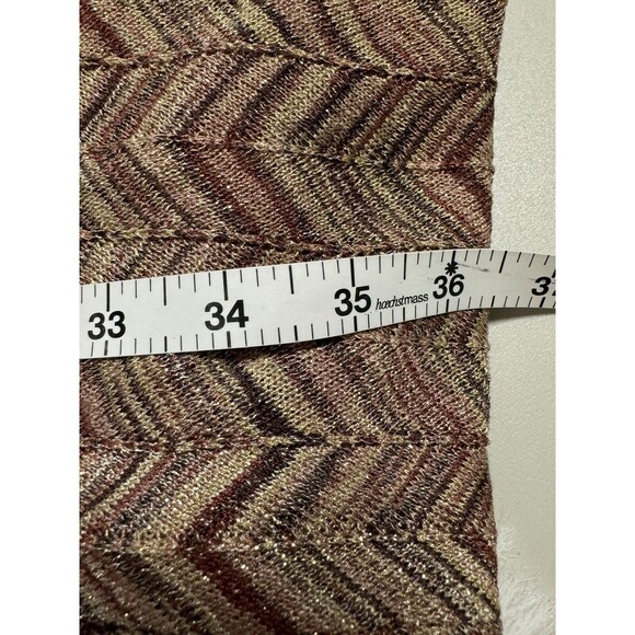 Missoni for Target Multicolor Colorful Chevron Zig Zag Infinity Scarf Gold Brown - Picture 7 of 7